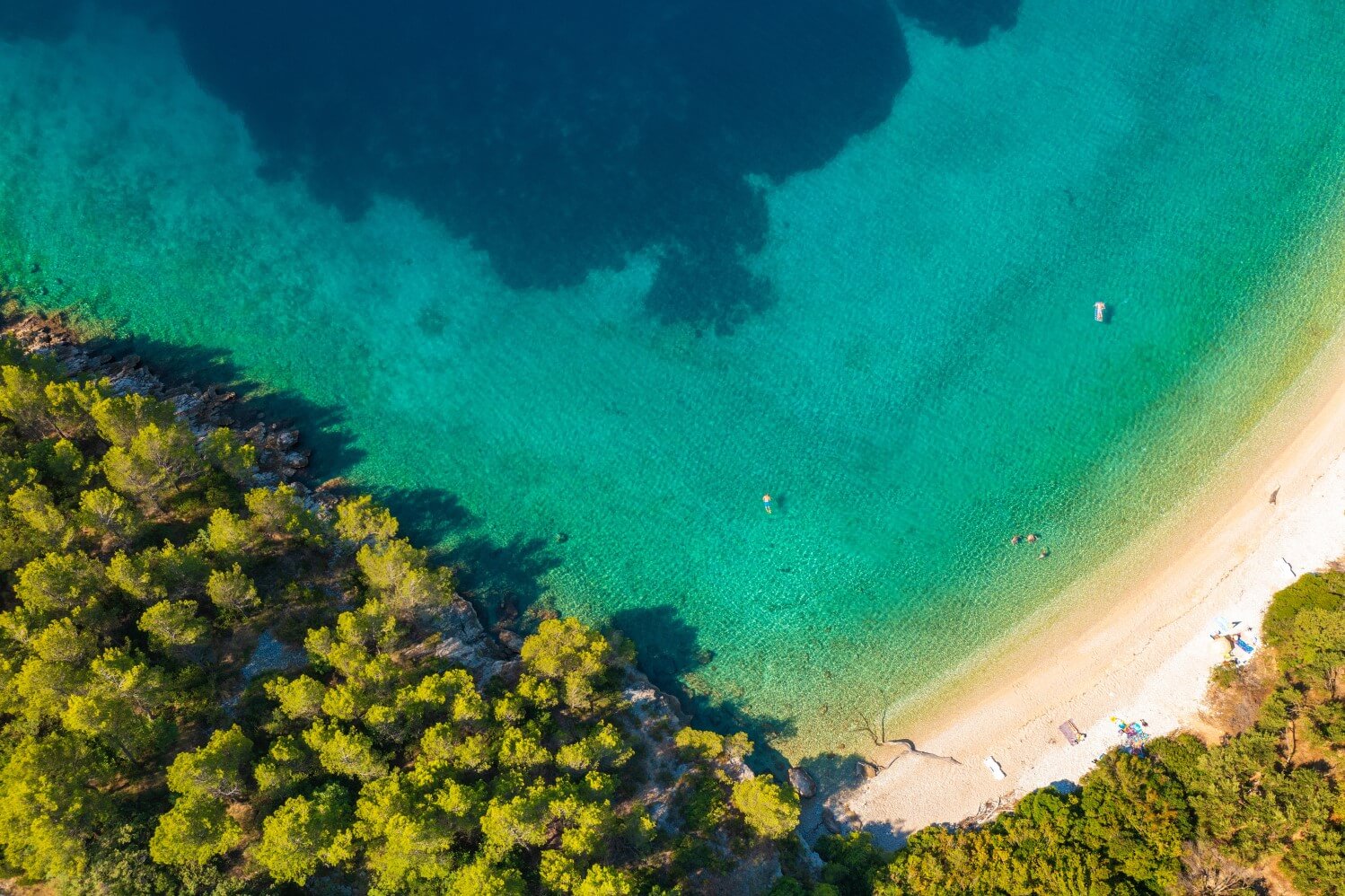 Pristine Makarska coastline